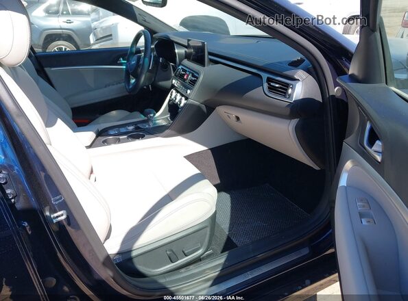 KMTG34TA4PU124875 2023 GENESIS G70 Dark Blue Vista interior delantera