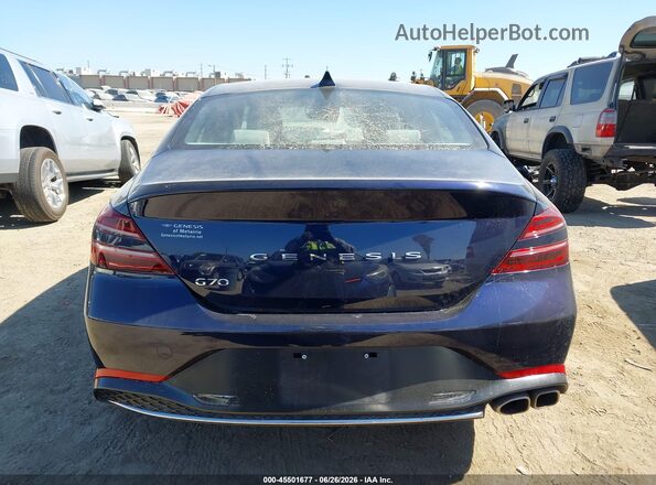 KMTG34TA4PU124875 2023 GENESIS G70 Dark Blue 