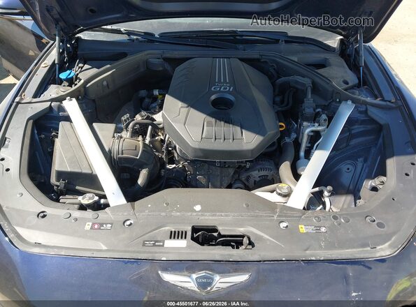 KMTG34TA4PU124875 2023 GENESIS G70 Dark Blue Vista trasera