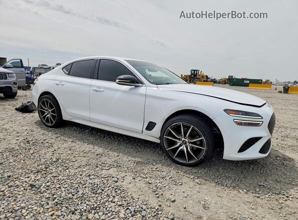KMTG34TA5PU107258 2023 GENESIS G70 Белый Передняя правая четверть
