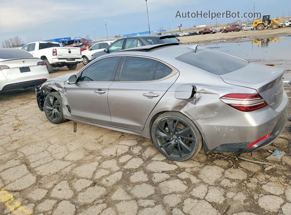 KMTG34TA7PU109979 2023 GENESIS G70 Серебряный Задняя левая четверть