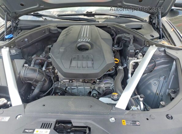KMTG34TA7PU131285 2023 GENESIS G70 Угольный Вид задней части салона