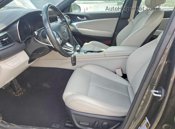 KMTG34TA7PU131285 2023 GENESIS G70 Угольный Вид салона спереди