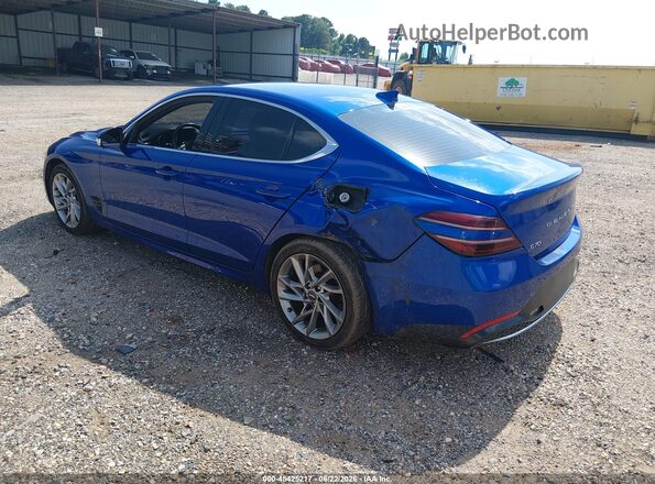 KMTG34TA8NU094566 2022 GENESIS G70 Blue Tył lewy