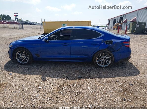 KMTG34TA8NU094566 2022 GENESIS G70 Blue Widok wnętrza 360 stopni