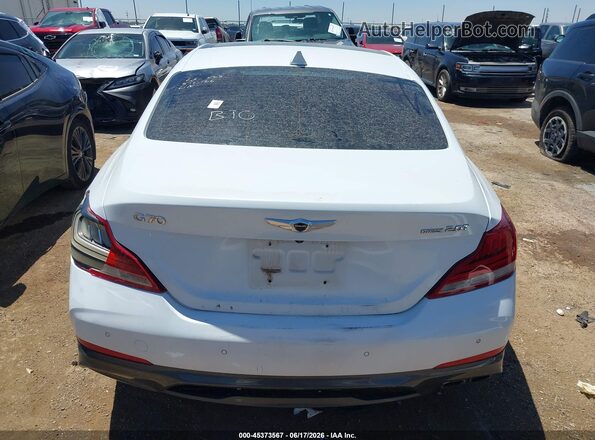 KMTG44LA3KU030489 2019 GENESIS G70 White 