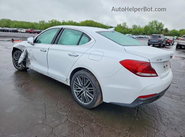 KMTG44LA7KU044587 2019 GENESIS G70 White Задня ліва чверть