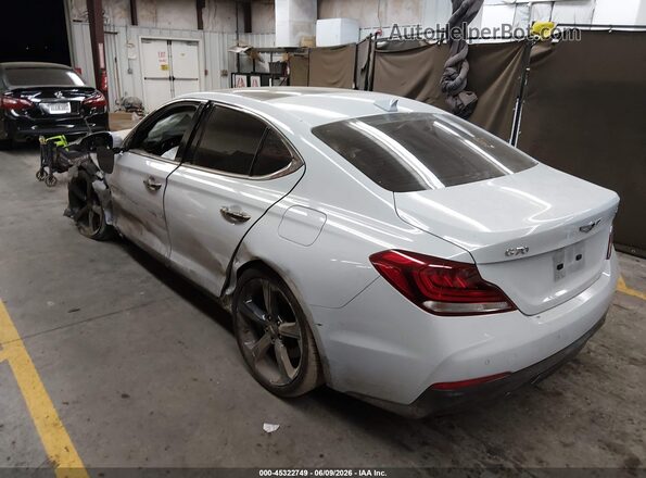 KMTG44LA8LU045409 2020 GENESIS G70 Light Blue Հետևի ձախ