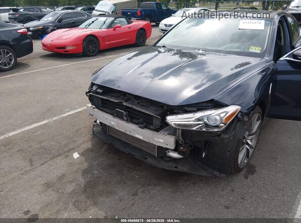 KMTG44LA9KU013003 2019 GENESIS G70 Dark Blue Вид спереди