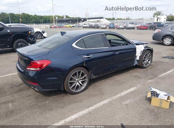 KMTG44LA9KU013003 2019 GENESIS G70 Dark Blue Задняя правая четверть