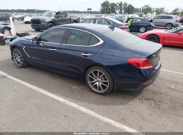 KMTG44LA9KU013003 2019 GENESIS G70 Dark Blue Задняя левая четверть