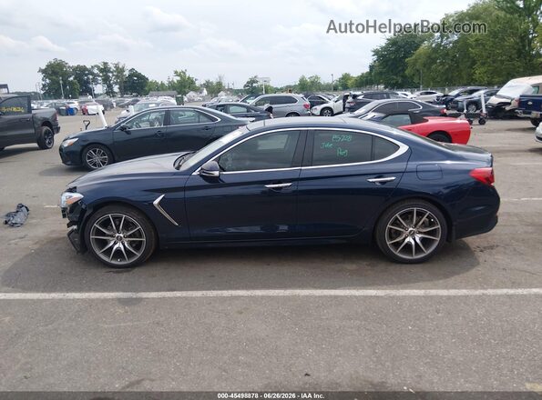 KMTG44LA9KU013003 2019 GENESIS G70 Dark Blue 