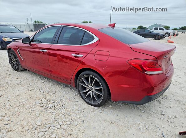 KMTG44LA9LU048335 2020 GENESIS G70 Burgundy Задня ліва чверть