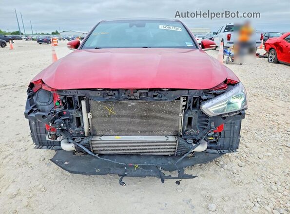 KMTG44LA9LU048335 2020 GENESIS G70 Burgundy Вид спереду