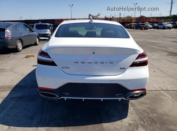 KMTG44SE7TU159549 2026 GENESIS G70 White Widok z tyłu