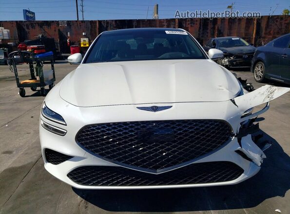 KMTG44SE7TU159549 2026 GENESIS G70 White Widok z przodu