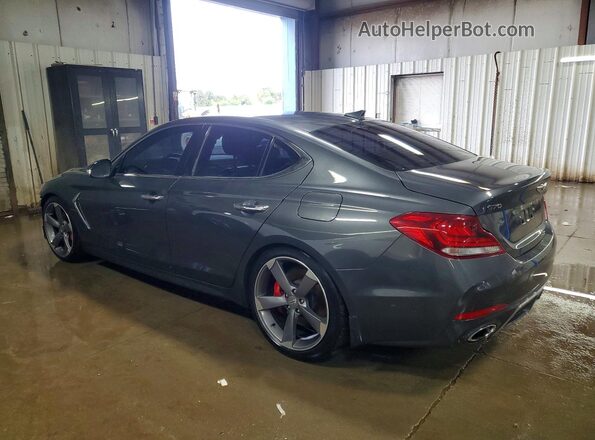 KMTG54LE3KU030556 2019 GENESIS G70 Gray Trasero izquierdo