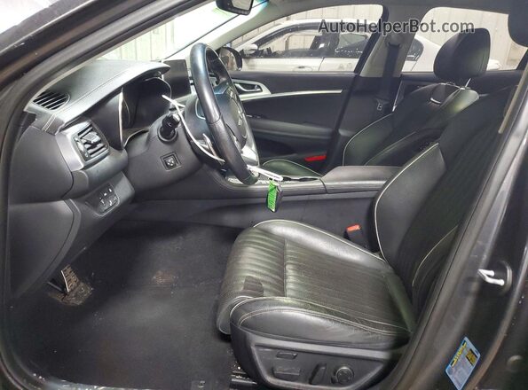 KMTG54LE3KU030556 2019 GENESIS G70 Gray Vista interior delantera