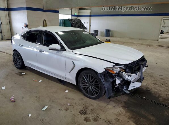KMTG54LE5KU014679 2019 GENESIS G70 White Delantero derecho