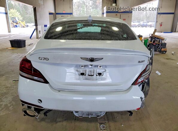 KMTG54LE5KU014679 2019 GENESIS G70 White Vista trasera