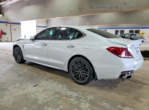 KMTG54LE5KU014679 2019 GENESIS G70 White Trasero izquierdo
