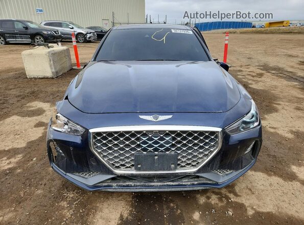 KMTG54LE9MU073429 2021 GENESIS G70 Blue Դիմացի տեսք