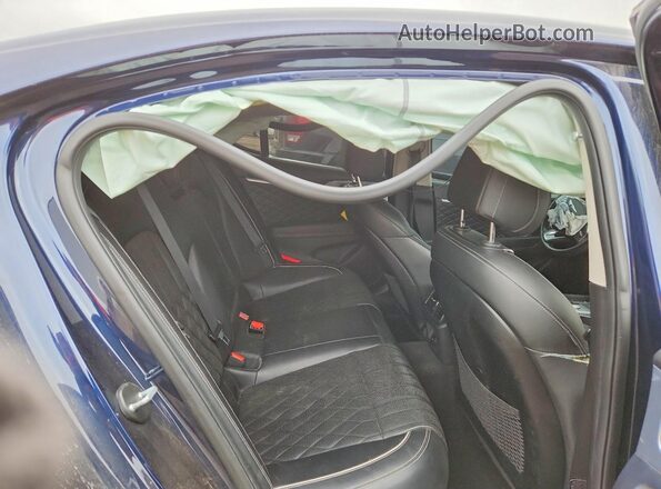 KMTG54LE9MU073429 2021 GENESIS G70 Blue Հետևի նստատեղերի տեսք