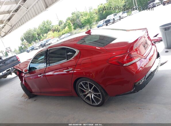 KMTG54LEXLU056427 2020 GENESIS G70 Red 
