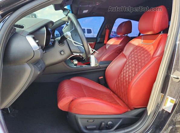 KMTG54SE7RU141882 2024 GENESIS G70 Black Vista interior delantera