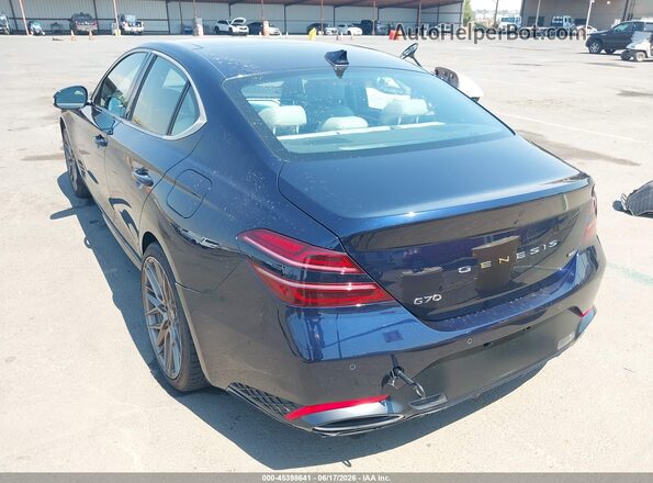 KMTG54TE4PU106924 2023 GENESIS G70 Blue Tył lewy