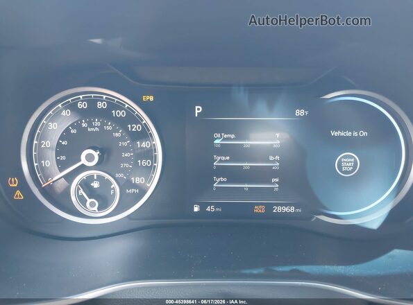 KMTG54TE4PU106924 2023 GENESIS G70 Blue Widok tylnych siedzeń