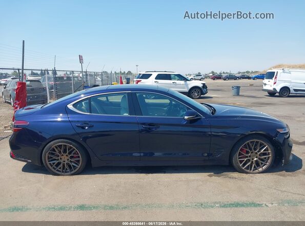 KMTG54TE4PU106924 2023 GENESIS G70 Blue Widok wnętrza 360 stopni