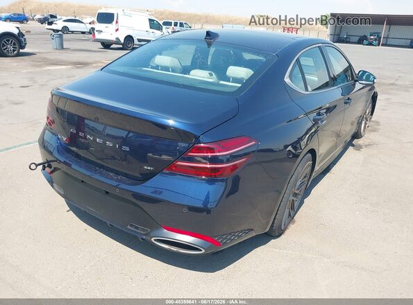 KMTG54TE4PU106924 2023 GENESIS G70 Blue Tył prawy