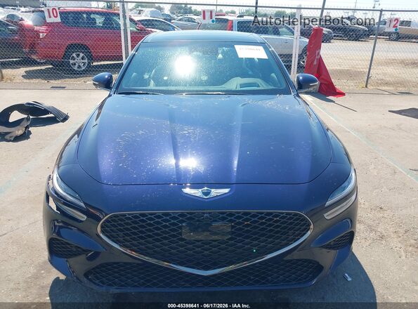 KMTG54TE4PU106924 2023 GENESIS G70 Blue Widok wnętrza z tyłu