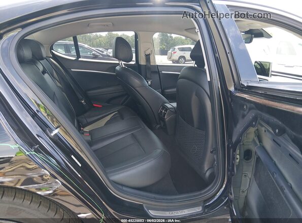 KMTG64LA2KU020451 2019 GENESIS G70 Black VIN კოდის სტიკერის ხედი