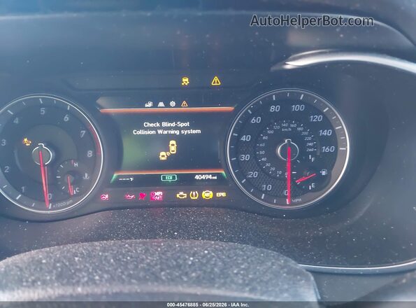KMTG64LA4LU048737 2020 GENESIS G70 Dark Blue Vista de los asientos traseros