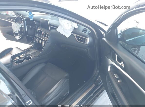 KMTG64LA4LU048737 2020 GENESIS G70 Dark Blue Vista interior delantera