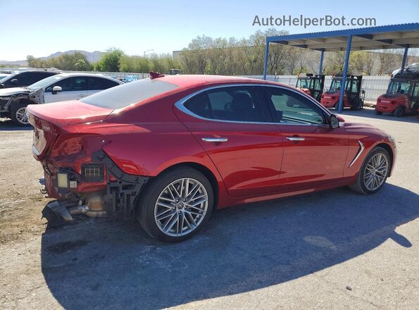 KMTG64LA7LU049218 2020 GENESIS G70 Red უკანა მარჯვენა