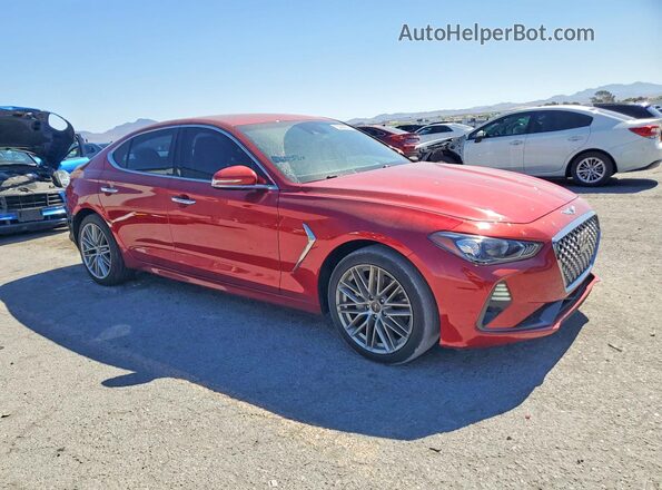 KMTG64LA7LU049218 2020 GENESIS G70 Red წინა მარჯვენა