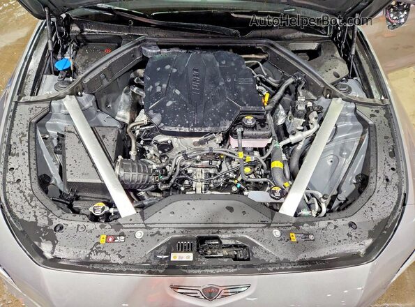 KMTG64SC6TU166503 2026 GENESIS G70 Silver Rear interior view