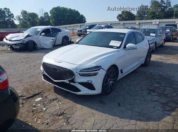 KMTG64SC8TU161609 2026 GENESIS G70 Белый Передняя левая четверть