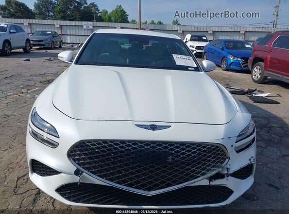 KMTG64SC8TU161609 2026 GENESIS G70 Белый Вид щитка приборов