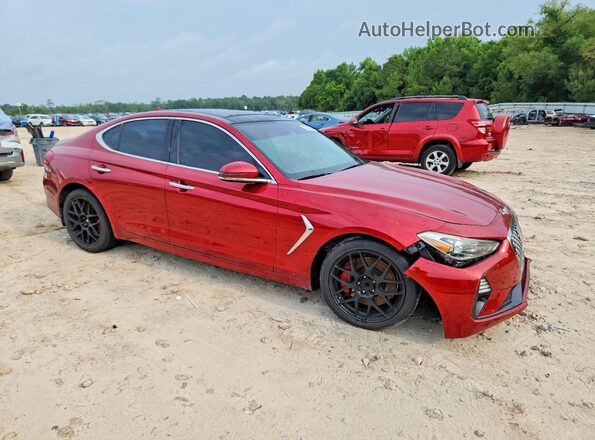 KMTG74LE5LU051209 2020 GENESIS G70 Burgundy წინა მარჯვენა