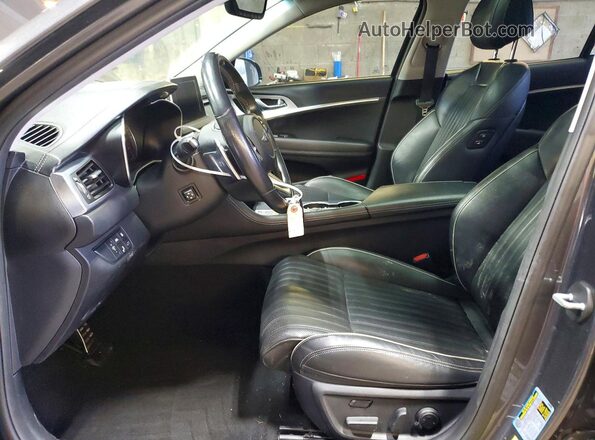 KMTG74LE9KU031723 2019 GENESIS G70 Gray წინა სალონის ხედი
