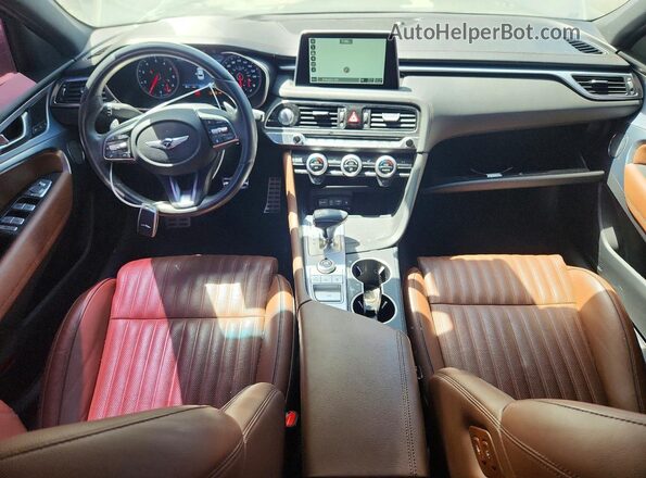 KMTG74LEXLU053294 2020 GENESIS G70 Gray წინა პანელის ხედი