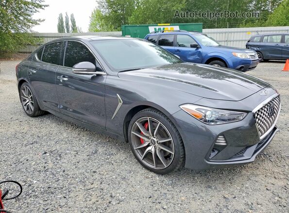 KMTG74LEXLU053294 2020 GENESIS G70 Gray წინა მარჯვენა