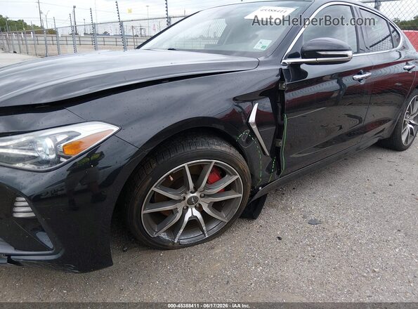 KMTG74LEXMU070985 2021 GENESIS G70 Black Widok z przodu