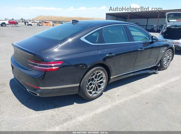KMTGB4SC2MU043620 2021 GENESIS G80 Black უკანა მარჯვენა