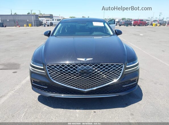 KMTGB4SC2MU043620 2021 GENESIS G80 Black ხელსაწყოთა პანელის ხედი
