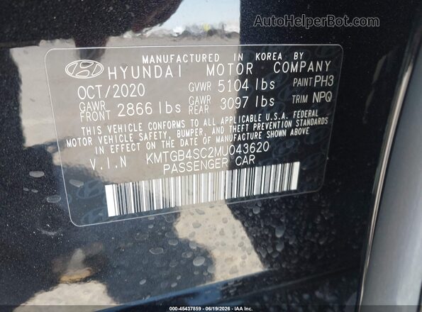 KMTGB4SC2MU043620 2021 GENESIS G80 Black ძრავის განყოფილების ხედი
